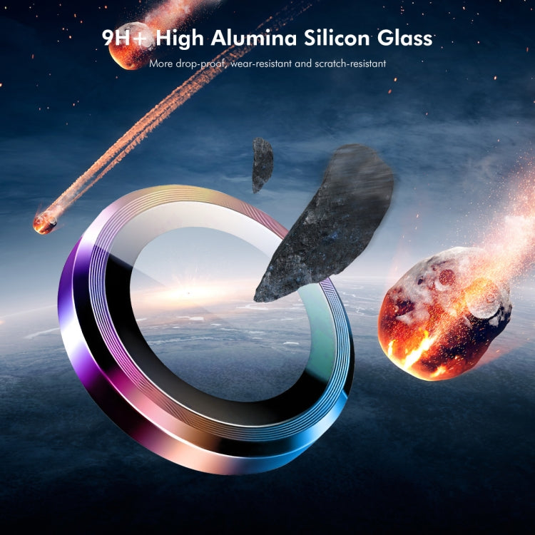 For iPhone 16 Pro / 16 Pro Max ENKAY 9H Rear Lens Aluminium Alloy Tempered Glass Film(Light Purple) - iPhone 16 Pro Max Tempered Glass by ENKAY | Online Shopping South Africa | PMC TechLife | Buy Now Pay Later Mobicred