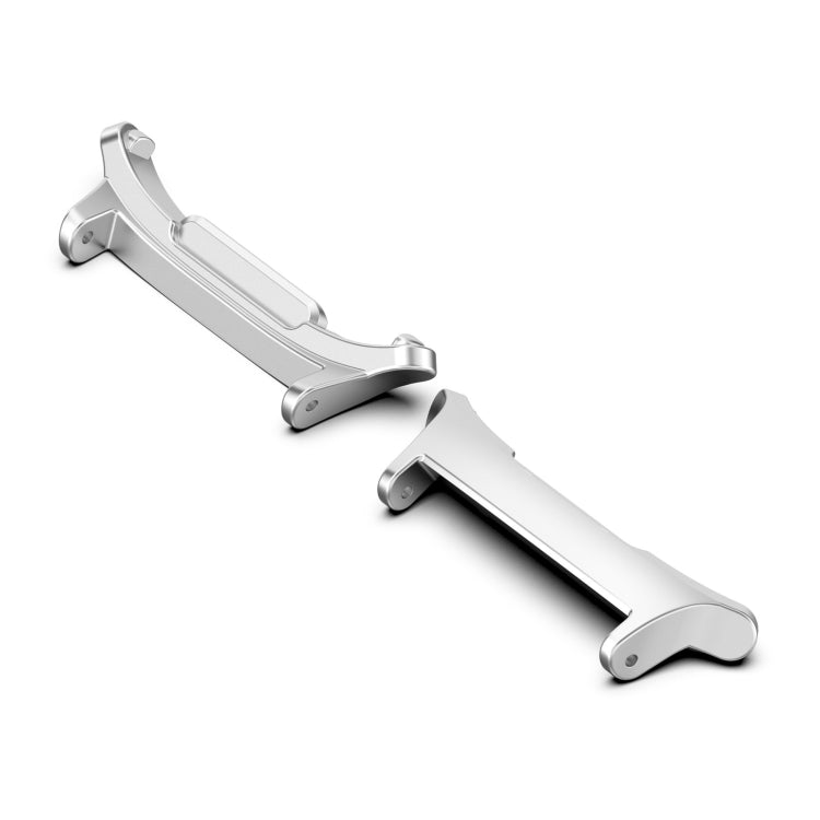 For Samsung Galaxy Watch Ultra 47mm 1 Pair 22mm Stainless Steel Metal Watch Band Connector(Silver) - Watch Bands by PMc TechLife | Online Shopping South Africa | PMc TechLife | Buy Now Pay Later Mobicred