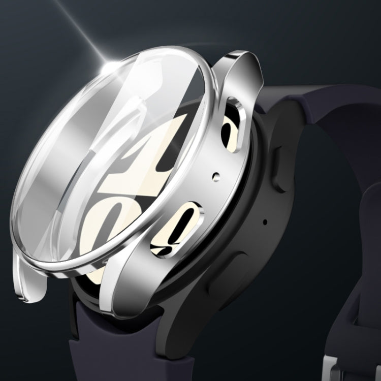 For Samsun Galaxy Watch 7 40mm Full Coverage TPU Electroplated Watch Protective Case(Midnight Blue) - Watch Cases by PMC TechLife | Online Shopping South Africa | PMC TechLife | Buy Now Pay Later Mobicred