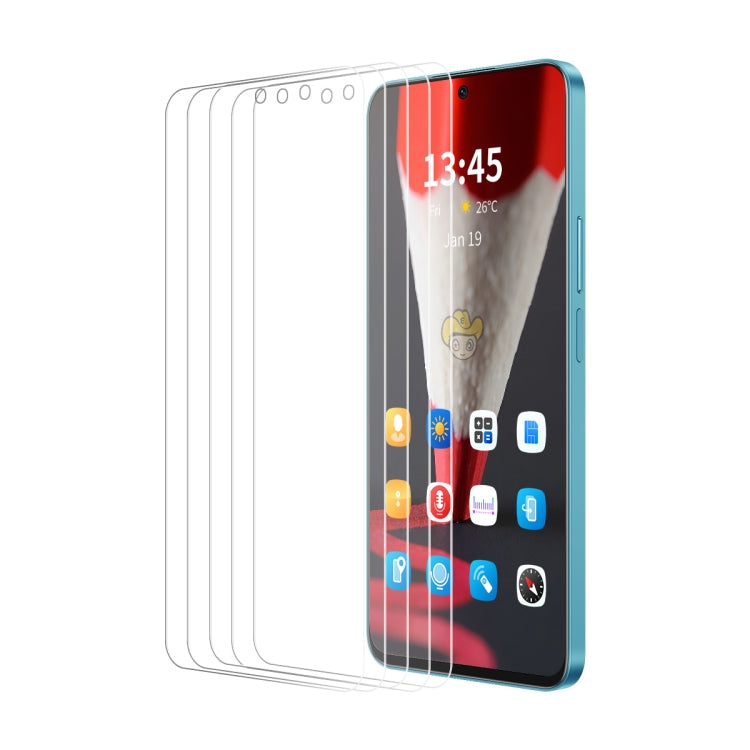For Google Pixel 9 Pro 5pcs ENKAY 9H Big Arc Edge High Aluminum-silicon Tempered Glass Film - Google Tempered Glass by ENKAY | Online Shopping South Africa | PMC TechLife | Buy Now Pay Later Mobicred