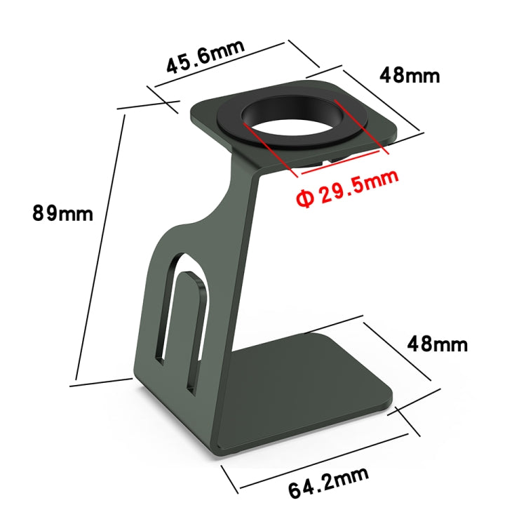 For  Fitbit Ace LTE Aluminum Alloy Watch Charging Stand with Charger(Gray) - Charger by PMC TechLife | Online Shopping South Africa | PMC TechLife | Buy Now Pay Later Mobicred