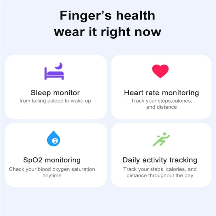 R06 SIZE 8 Smart Ring, Support Heart Rate / Blood Oxygen / Sleep Monitoring / Multiple Sports Modes(Gold) - Smart Rings / Smart Telephones by PMC TechLife | Online Shopping South Africa | PMC TechLife | Buy Now Pay Later Mobicred