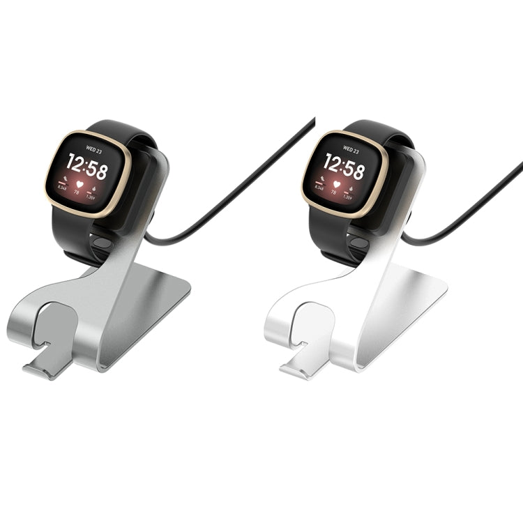 For  Fitbit Ace LTE Aluminum Alloy Metal Bracket Watch Charger, Length: 1.5m(Silver) - free shipping - PMC TechLife - Order now!