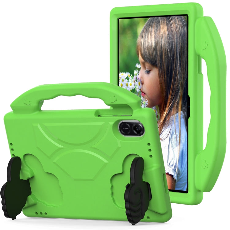 For Honor Pad X9 Children EVA Shockproof Tablet Case with Thumb Bracket(Green) - Honor by PMC TechLife | Online Shopping South Africa | PMC TechLife | Buy Now Pay Later Mobicred