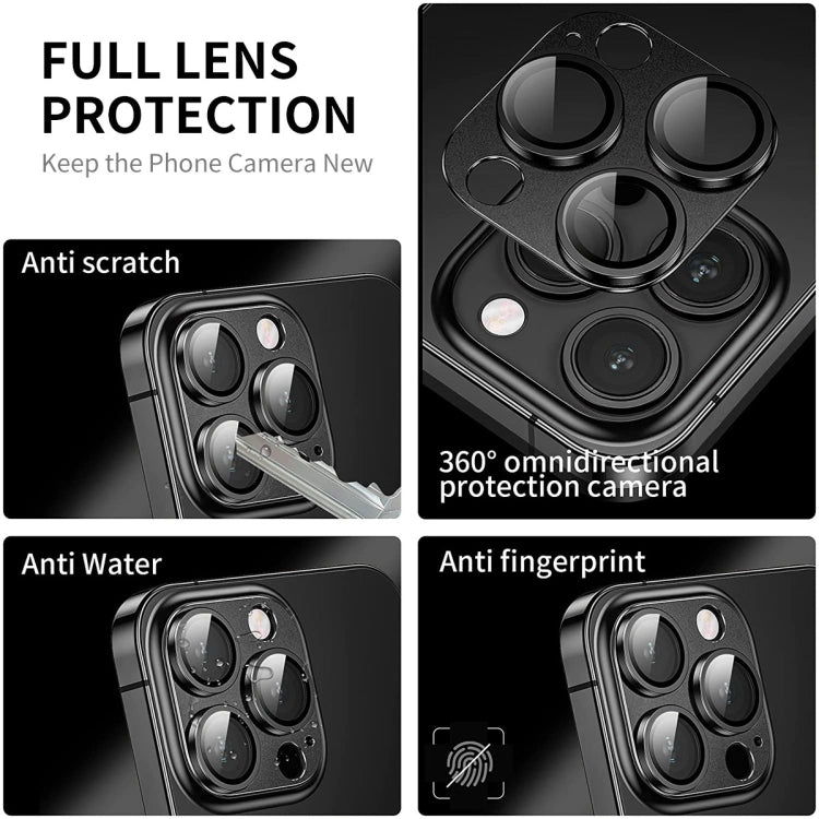 For iPhone 16 / 16 Plus ENKAY Anti-reflection Camera Lens Aluminium Alloy Tempered Glass Film(Yellow) - free shipping - PMC Jewellery - Order now!
