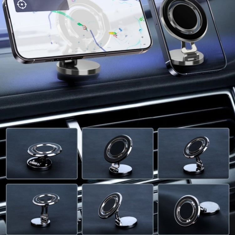 G168 Rotatable Cellphone Stand Car Dashboard Windshield Magnetic Phone Holder(Grey) - free shipping - PMC Jewellery - Order now!