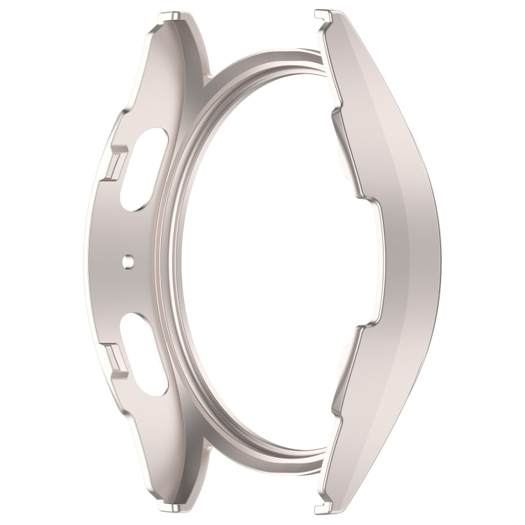 For Sansung Galaxy Watch 7 44mm Half Pack Hollow PC Watch Protective Case(Starlight) - Watch Cases by PMC TechLife | Online Shopping South Africa | PMC TechLife | Buy Now Pay Later Mobicred