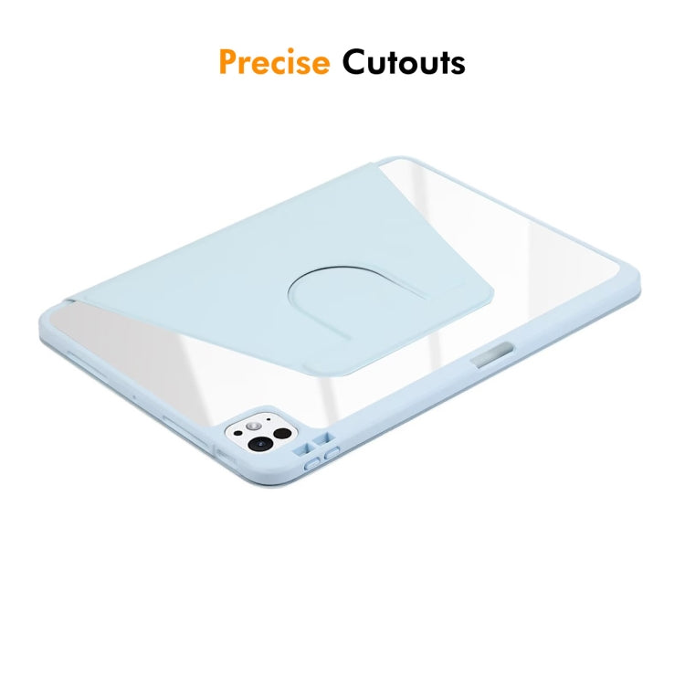 For iPad Pro 13 2024 ENKAY 360 Rotation PMMA Leather Smart Tablet Case with Pen Slot(Grey) - free shipping - PMc TechLife - Order now!