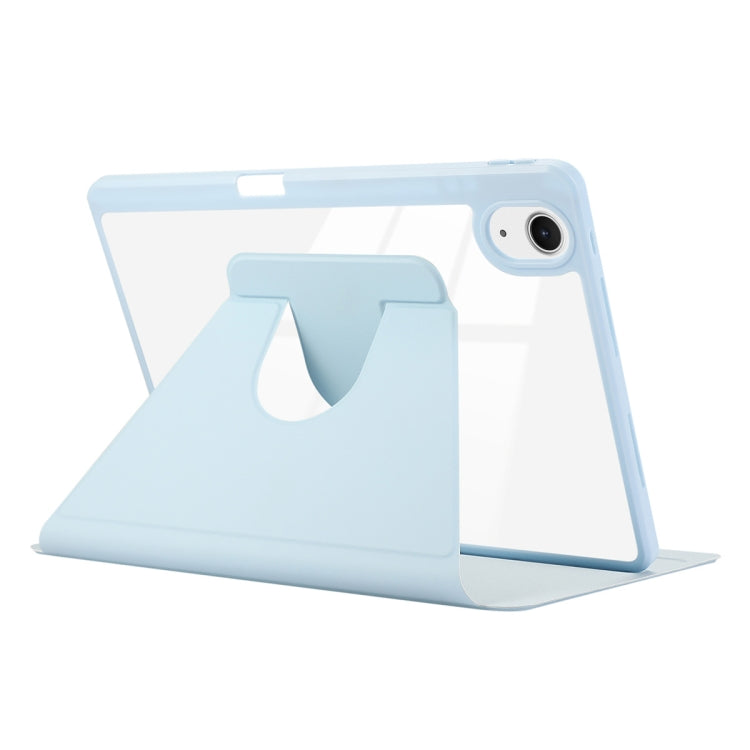 For iPad Pro Air 11 2024 ENKAY 360 Rotation PMMA Leather Smart Tablet Case with Pen Slot(Blue) - free shipping - PMc TechLife - Order now!