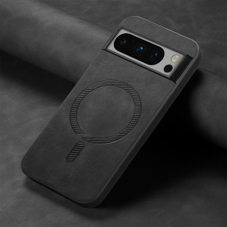 For Google Pixel 9 Pro XL Retro Magsafe Magnetic PU Back Cover Phone Case(Black) - Google Cases by PMC TechLife | Online Shopping South Africa | PMC TechLife | Buy Now Pay Later Mobicred