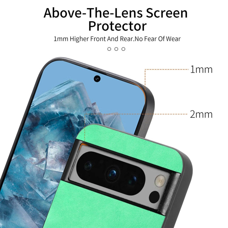 For Google Pixel 9 Pro XL Retro Magsafe Magnetic PU Back Cover Phone Case(Purple) - Google Cases by PMC TechLife | Online Shopping South Africa | PMC TechLife | Buy Now Pay Later Mobicred