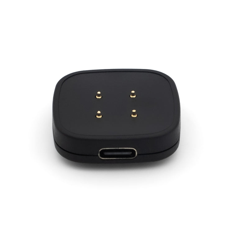 For Fitbit Versa 3 Portable Detachable USB-C / Type-C Interface Smart Watch Magnetic Charger(Black) - Charger by PMC TechLife | Online Shopping South Africa | PMC TechLife | Buy Now Pay Later Mobicred