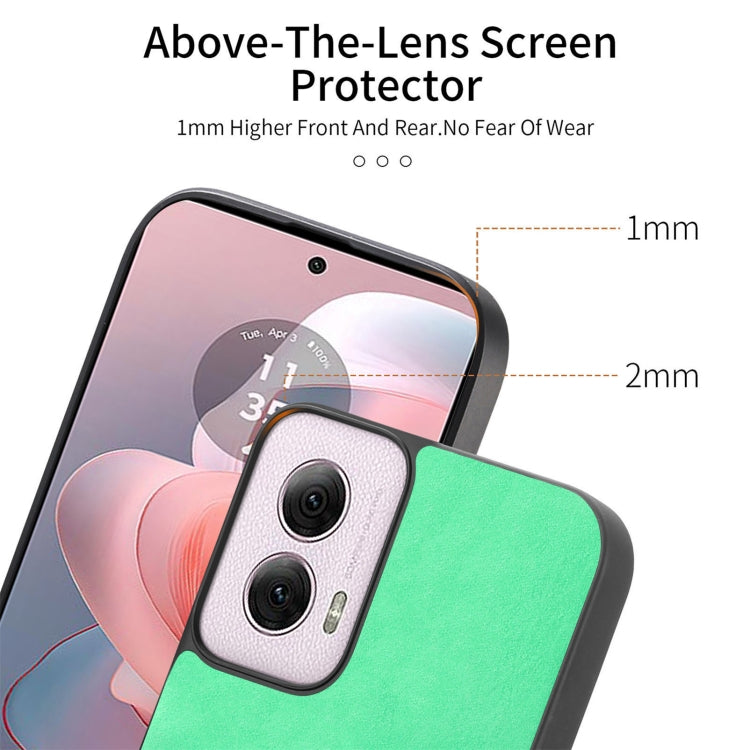 For Motorola Moto G Stylus 5G 2024 Retro Magsafe Magnetic PU Back Cover Phone Case(Green) - Motorola Cases by PMC Jewellery | Online Shopping South Africa | PMC Jewellery | Buy Now Pay Later Mobicred