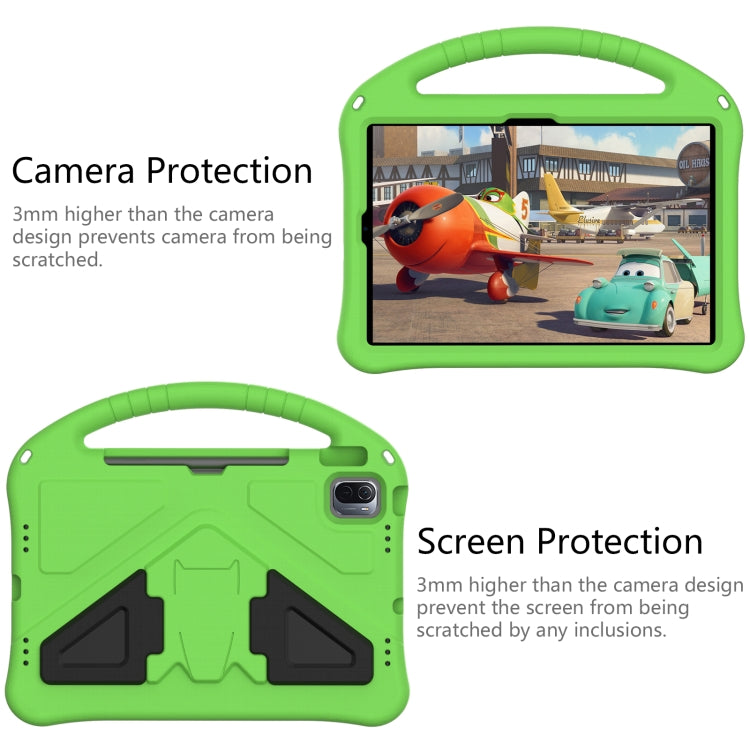 For Huawei Matepad SE 11 2024 EVA Shockproof Tablet Case with Holder(Green) - Huawei by PMC Jewellery | Online Shopping South Africa | PMC Jewellery | Buy Now Pay Later Mobicred