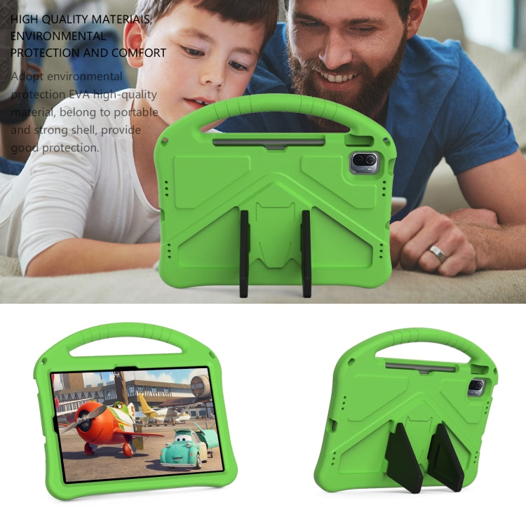 For Huawei Matepad SE 11 2024 EVA Shockproof Tablet Case with Holder(Green) - Huawei by PMC Jewellery | Online Shopping South Africa | PMC Jewellery | Buy Now Pay Later Mobicred