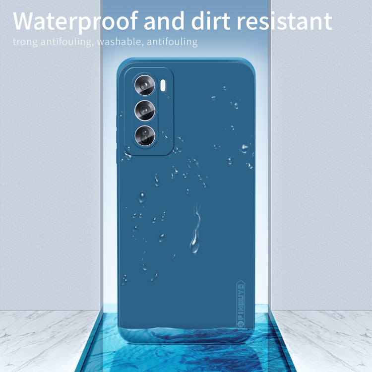 For OPPO Reno12 Global PINWUYO Sense Series Liquid Silicone TPU Phone Case(Green) - free shipping - PMC Jewellery - Order now!
