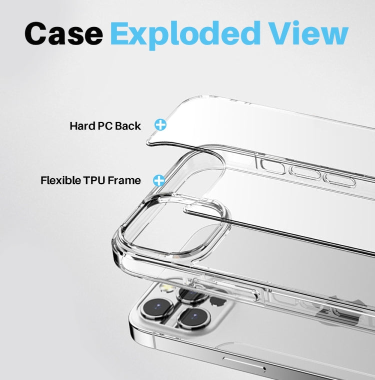 For iPhone 16 Pro Max NORTHJO 5 in 1 Clear Phone Case with 2pcs Screen Film + 2pcs Camera Lens Film - iPhone 16 Pro Max Cases by NORTHJO | Online Shopping South Africa | PMC TechLife | Buy Now Pay Later Mobicred