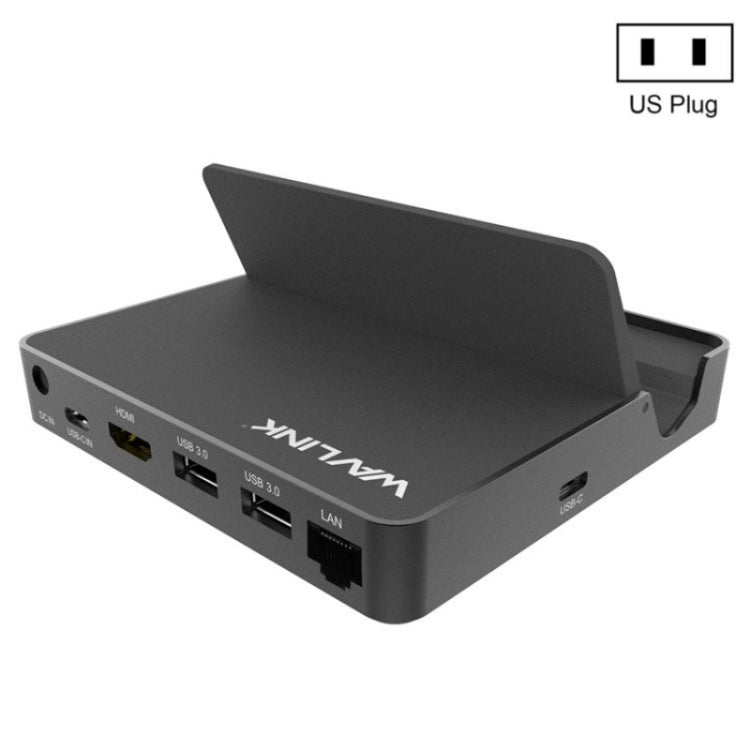 WAVLINK UHP3D01G Gigabit Ethernet USB 3.0 Multi-Function HUB 4K HD Docking Station(US Plug) - free shipping - PMC Jewellery - Order now!