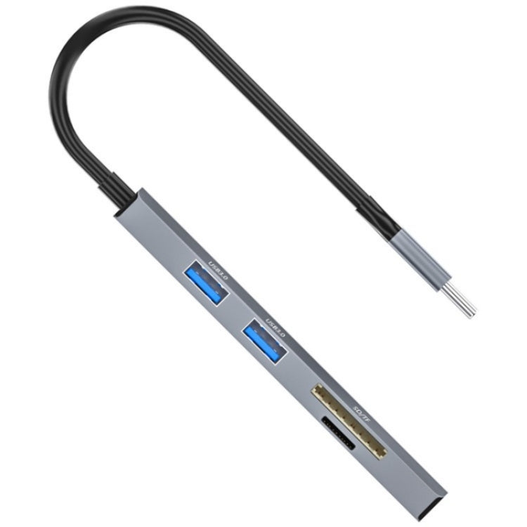 ADS-310C HUB Expansion Converter USB-C / Type-C to 3 x USB 3.0 + 2 x Card Reader Slots - Card Reader by PMC Jewellery | Online Shopping South Africa | PMC Jewellery | Buy Now Pay Later Mobicred