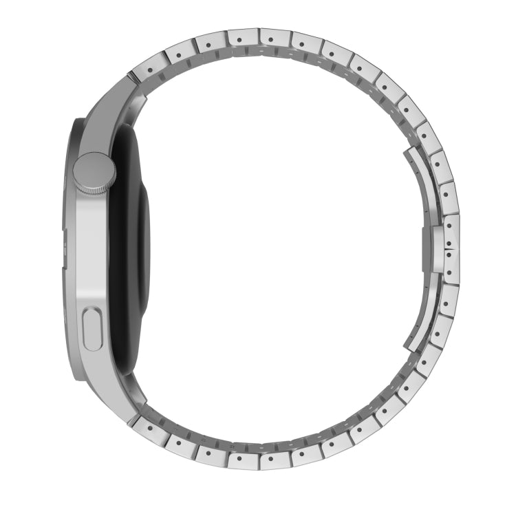 For Huawei Watch GT Runner 22mm One Bead Paint Butterfly Buckle Alloy Watch Band(Silver) - free shipping - PMC TechLife - Order now!