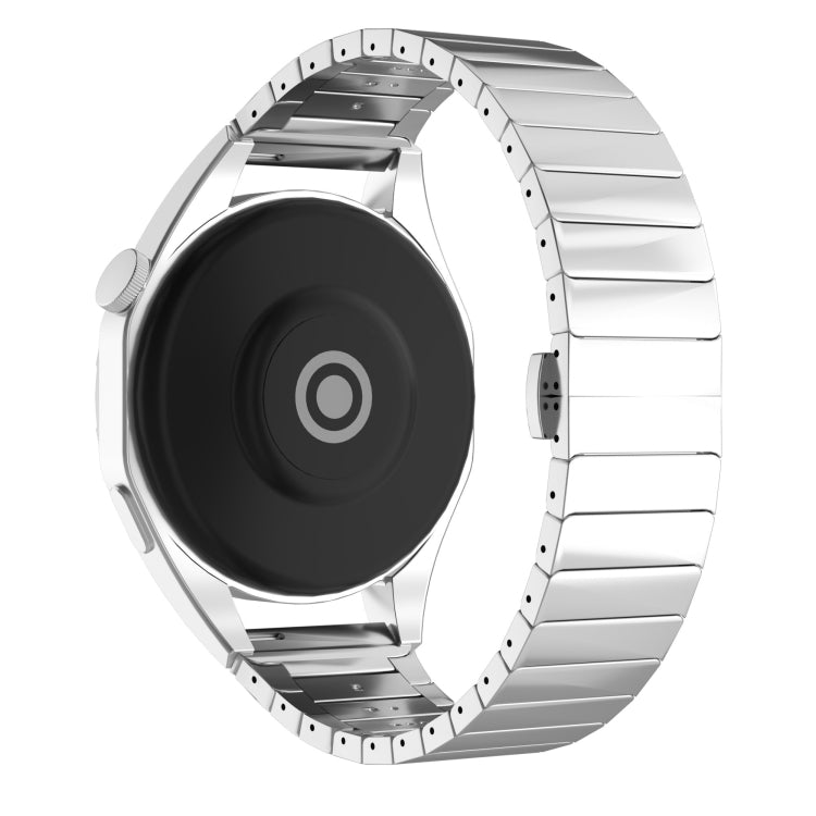 For Xiaomi Watch S1 22mm One Bead Paint Butterfly Buckle Alloy Watch Band(Silver) - free shipping - PMC TechLife - Order now!