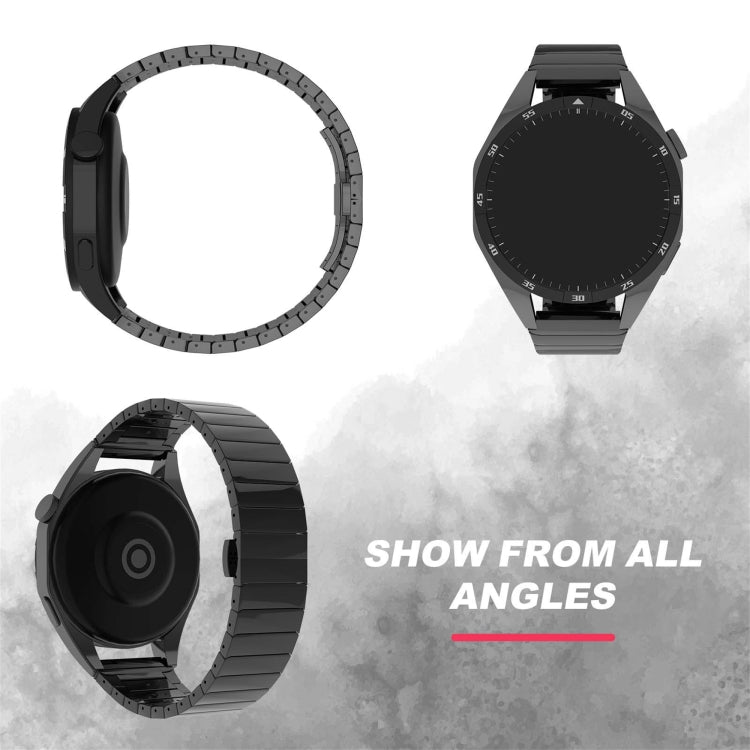 For Garmin Venu 3 22mm One Bead Paint Butterfly Buckle Alloy Watch Band(Silver) - free shipping - PMC TechLife - Order now!