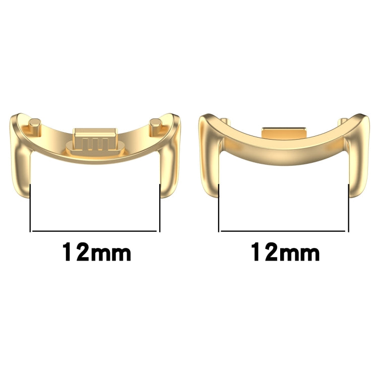For Xiaomi Smart Band 9 NFC 12mm 1 Pair Metal Watch Band Connector(Silver) - Watch Bands by PMc TechLife | Online Shopping South Africa | PMc TechLife | Buy Now Pay Later Mobicred