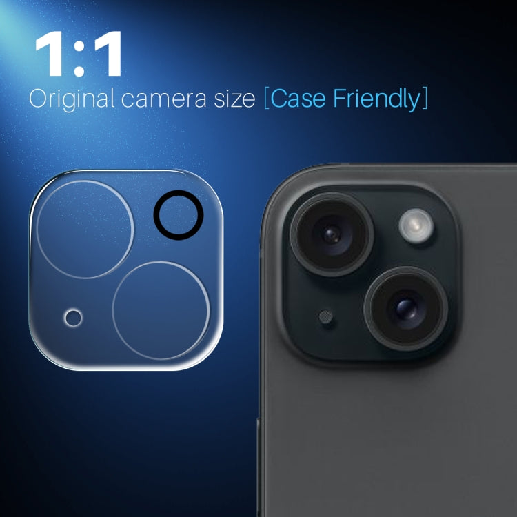 For iPhone 15 / 15 Plus NORTHJO Camera Lens Protector 3D HD Tempered Glass Film(Clear) - free shipping - PMC Jewellery - Order now!