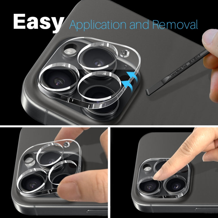 For iPhone 15 Pro / 15 Pro Max NORTHJO Camera Lens Protector 3D HD Tempered Glass Film(Clear) - free shipping - PMC Jewellery - Order now!