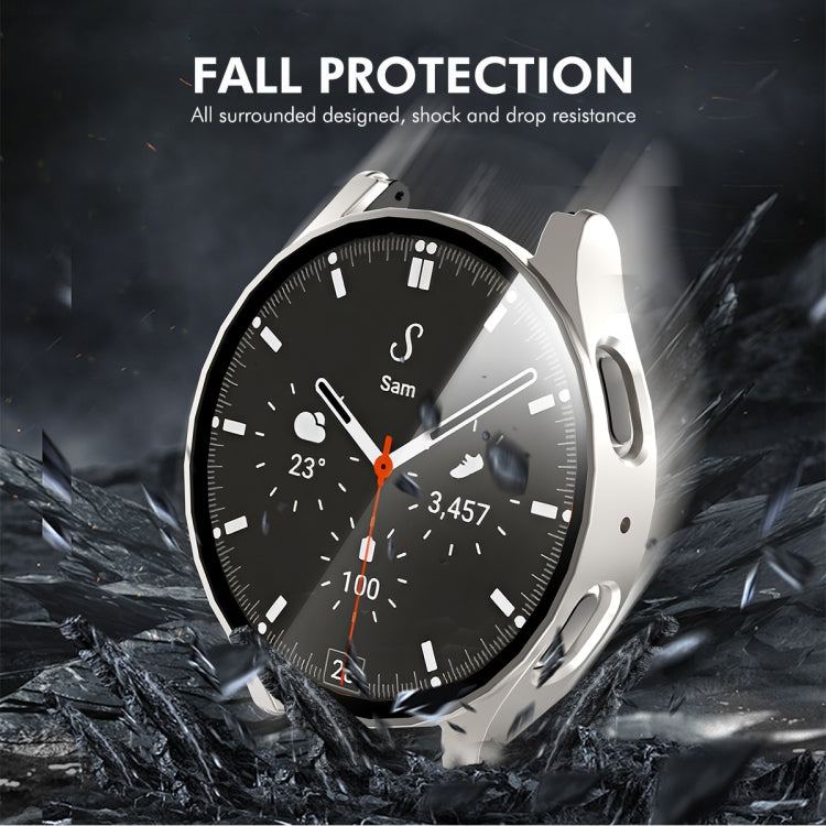 For Samsung Galaxy Watch7 40mm ENKAY Hat-Prince Full Coverage PC + Tempered Glass Film Integrated Watch Case(Pink) - free shipping - PMc TechLife - Order now!