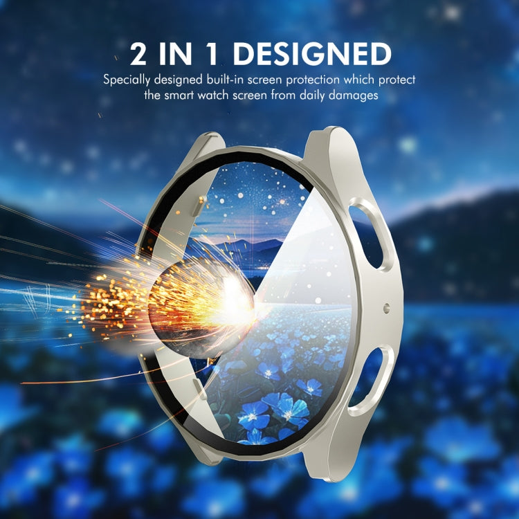 For Samsung Galaxy Watch7 44mm ENKAY Hat-Prince Full Coverage PC + Tempered Glass Film Integrated Watch Case(Transparent) - free shipping - PMc TechLife - Order now!