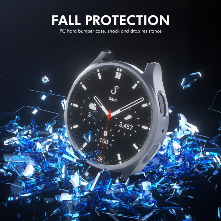 For Samsung Galaxy Watch7 40mm ENKAY Hat-Prince Electroplated Hard PC Case + 0.2mm 9H Glass Screen Protector(Pink) - free shipping - PMc TechLife - Order now!