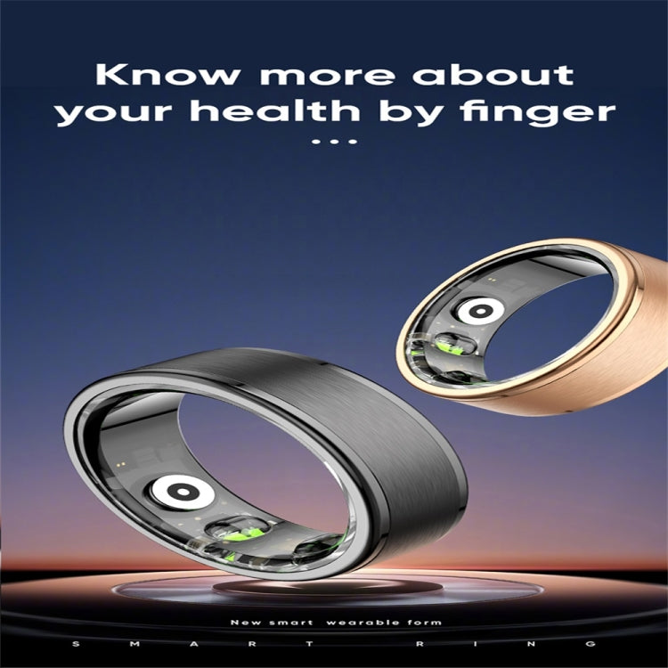 R03 SIZE 9 Smart Ring, Support Heart Rate / Blood Oxygen / Sleep / Multiple Sports Modes(Gold) - Smart Rings / Smart Telephones by PMC TechLife | Online Shopping South Africa | PMC TechLife | Buy Now Pay Later Mobicred