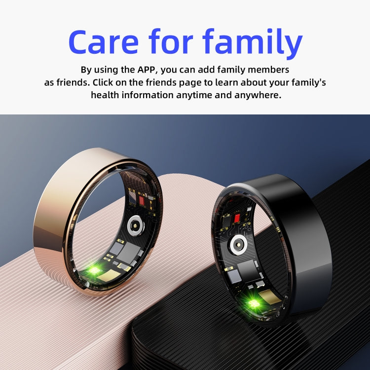 R11M SIZE 8 Smart Ring, Support Heart Rate / Blood Oxygen / Sleep / Multiple Sports Modes(Gold) - Smart Rings / Smart Telephones by PMC TechLife | Online Shopping South Africa | PMC TechLife | Buy Now Pay Later Mobicred