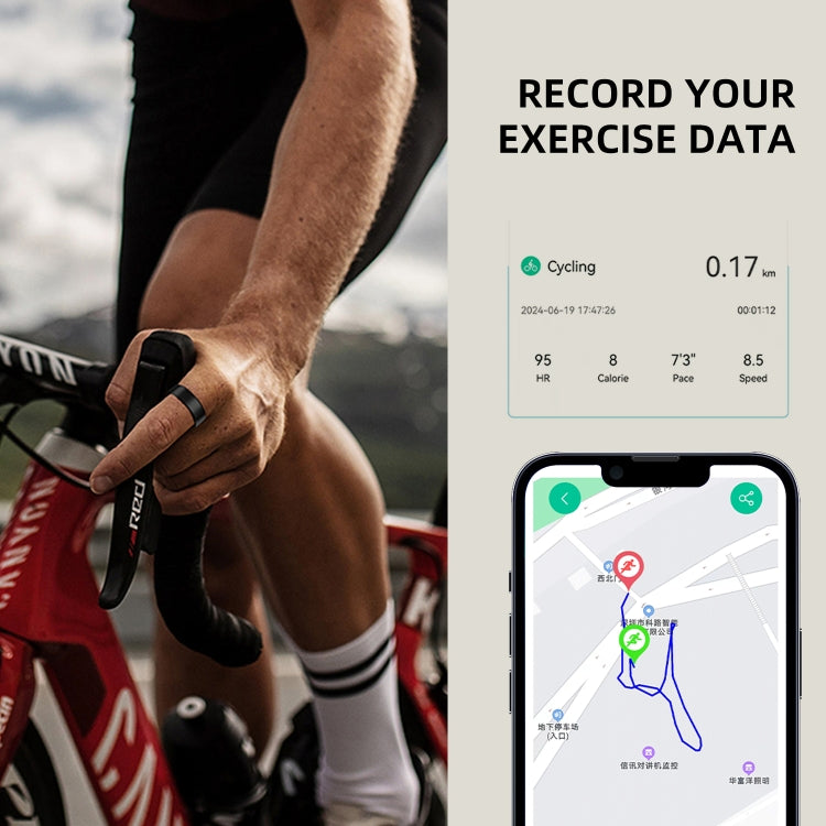 R11M SIZE 10 Smart Ring, Support Heart Rate / Blood Oxygen / Sleep / Multiple Sports Modes(Gold) - Smart Rings / Smart Telephones by PMC TechLife | Online Shopping South Africa | PMC TechLife | Buy Now Pay Later Mobicred