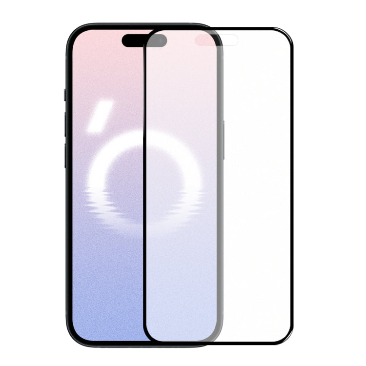 For iPhone 16 NORTHJO Matte Silkscreen Anti-Fingerprint Tempered Glass Film - iPhone 16 Tempered Glass by NORTHJO | Online Shopping South Africa | PMC TechLife | Buy Now Pay Later Mobicred