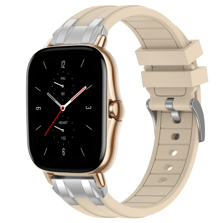 For Amazfit GTS 2 20mm Quick Release Silver Buckle Royal Silicone Watch Band(Starlight) - free shipping - PMC TechLife - Order now!