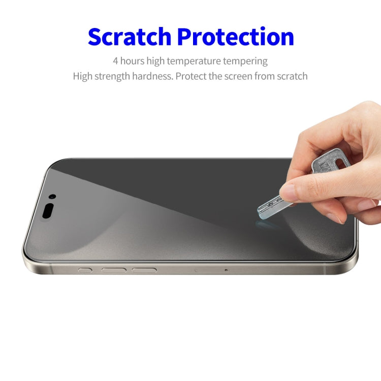 For iPhone 16 Pro 2pcs ENKAY Hat-Prince 28 Degree Anti-peeping Privacy Tempered Glass Film - iPhone 16 Pro Tempered Glass by ENKAY | Online Shopping South Africa | PMC TechLife | Buy Now Pay Later Mobicred