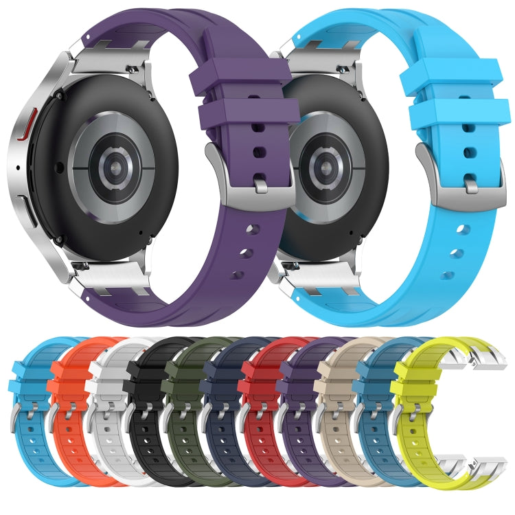 For Huawei Watch 3 22mm Quick Release Silver Buckle Royal Silicone Watch Band(Red) - free shipping - PMC TechLife - Order now!