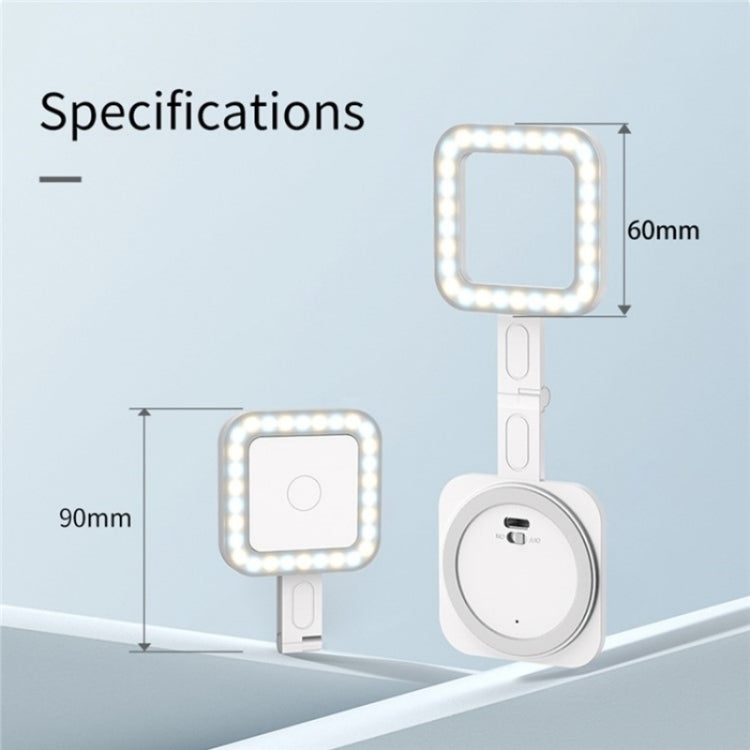 V18 Portable Skin Beauty Live Streaming LED Fill Light Magnetic Phone Selfie Lamp(White) - Selfie Light by PMC TechLife | Online Shopping South Africa | PMC TechLife | Buy Now Pay Later Mobicred