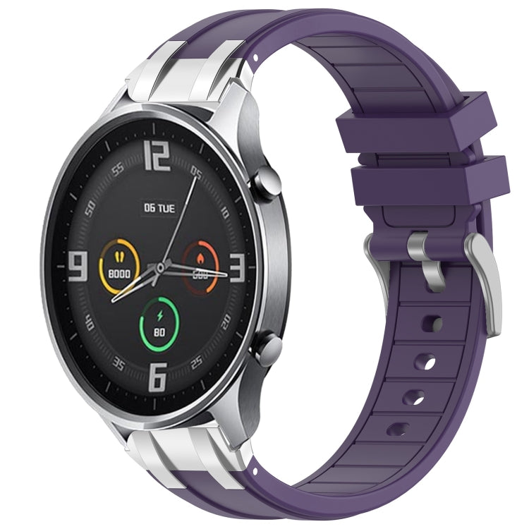 For Xiaomi Watch Color 22mm Quick Release Silver Buckle Royal Silicone Watch Band(Purple) - free shipping - PMC TechLife - Order now!