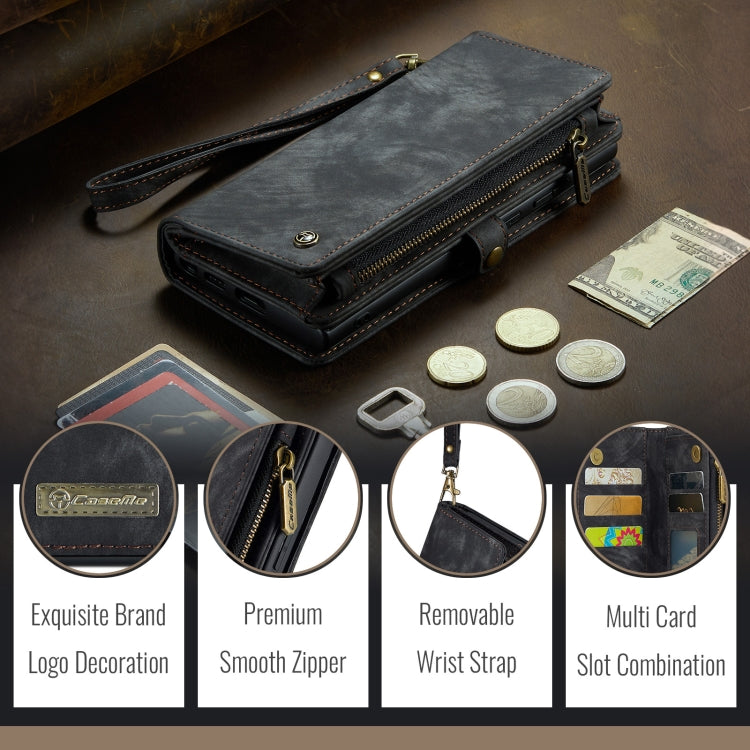 For iPhone 16 Pro CaseMe 008 Detachable Multifunctional Leather Phone Case(Black) - iPhone 16 Pro Cases by CaseMe | Online Shopping South Africa | PMC TechLife | Buy Now Pay Later Mobicred