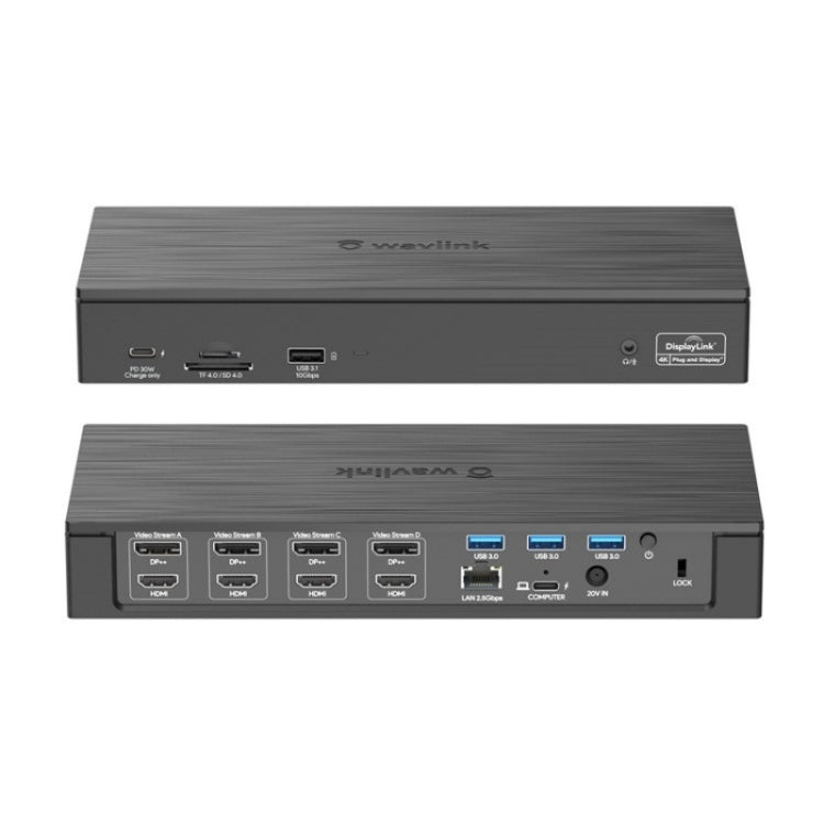 WAVLINK UG69PD8 Pro 18-in-1 DP / HD 5K Quadruple Display USB C Universal Docking Station, Plug:AU Plug - free shipping - PMc TechLife - Order now!