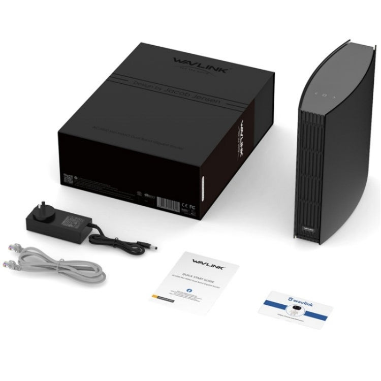 WAVLINK WN538A8 With LCD Screen AC3200 Home Dual Band Gigabit Smart WiFi Router, Plug:AU Plug - free shipping - PMC Jewellery - Order now!