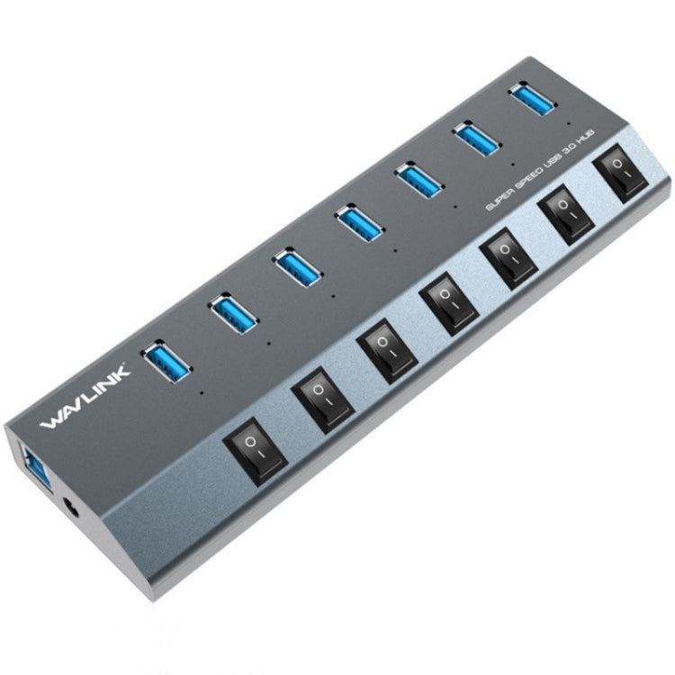 WAVLINK UH3076 5Gbps 7-port USB 3.0 Hub with Independent Switch and LED Indicator(AU Plug) - free shipping - PMC Jewellery - Order now!