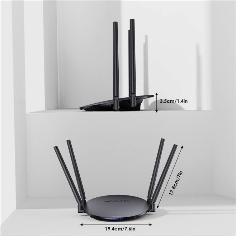 WAVLINK WN530HG3 AC1200 Dual Band AP Router 1000Mbps WAN / LAN Ethernet Port, Plug:EU Plug - free shipping - PMC Jewellery - Order now!