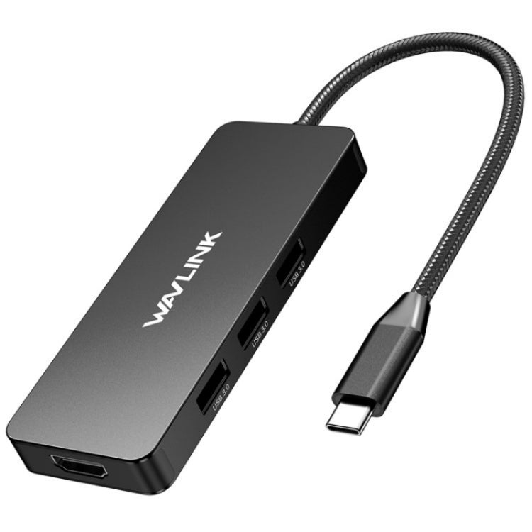 WAVLINK UHP3416 7-in-1 PD100W Charging SD / TF Card Reader 4K HD Type-C Docking Station(Black) - free shipping - PMC Jewellery - Order now!