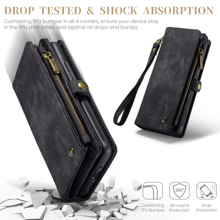 For Google Pixel 9 / 9 Pro CaseMe 008 Detachable Multifunctional Leather Phone Case(Black) - free shipping - PMC Jewellery - Order now!