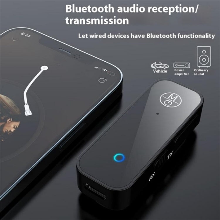 B28 2-In-1 Audio Adapter AUX Connector Bluetooth 5.1 Transmitter Receiver - Bluetooth Car Kits by PMC Jewellery | Online Shopping South Africa | PMC Jewellery | Buy Now Pay Later Mobicred