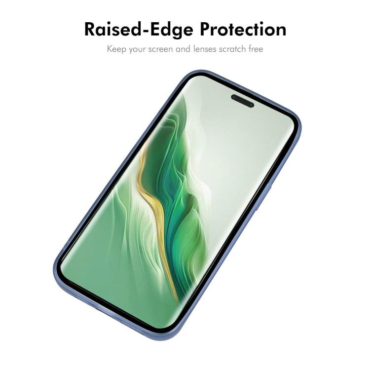 For Honor Magic6 ENKAY Hat-Prince Translucent Matte TPU Phone Case with Lens Film + 3D Hot Bending Film(Blue) - free shipping - PMC Jewellery - Order now!